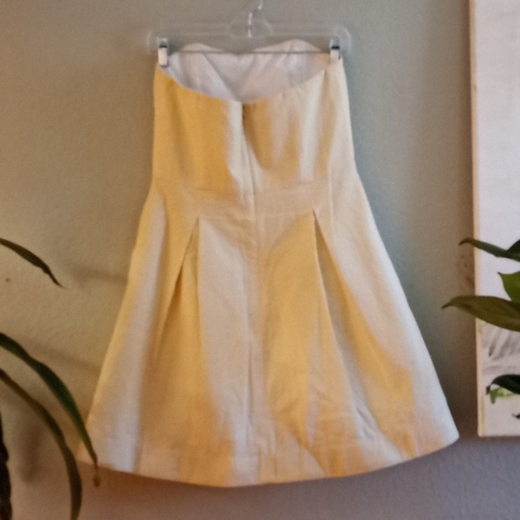 Lily Pulitzer Preppy Pastel Butter Yellow Gingham Coquette Girl A-Line Dress - Picture 4 of 8